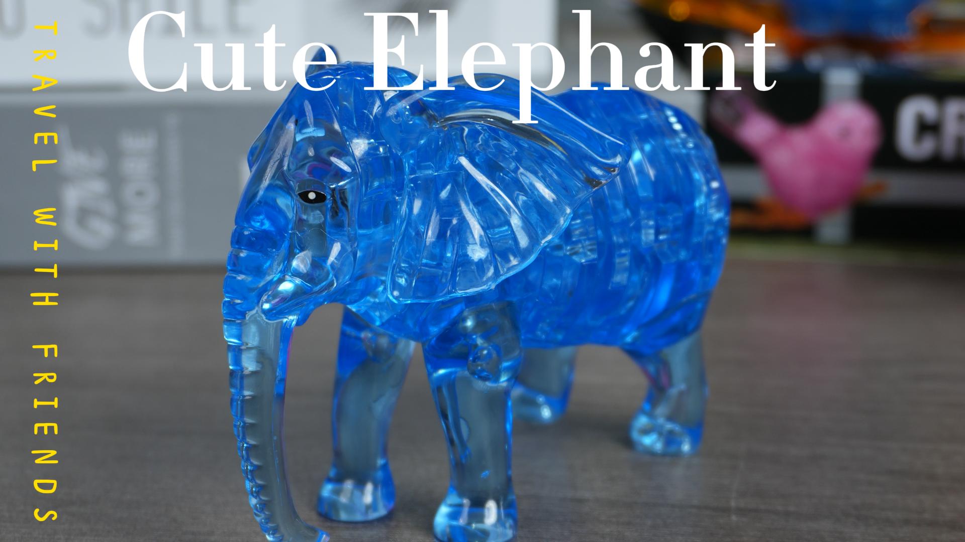 Amazon.com: BTYYIHEX 3D Crystal Elephant Puzzle, Crystal Puzzle